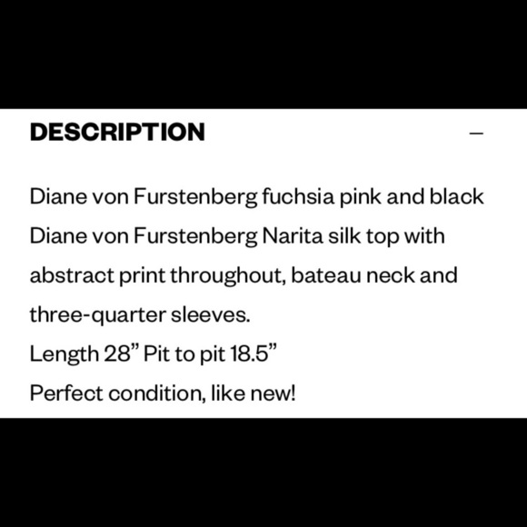 DIANE VON FURSTENBERG PURPLE BLACK SILK TOP SIZE 2 - Picture 4 of 4